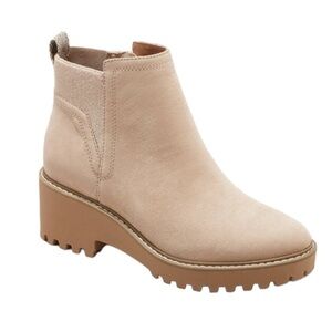 Universal Thread x Target - Taci Pull-On Ankle Boots Wedge Platform Taupe Sz 11